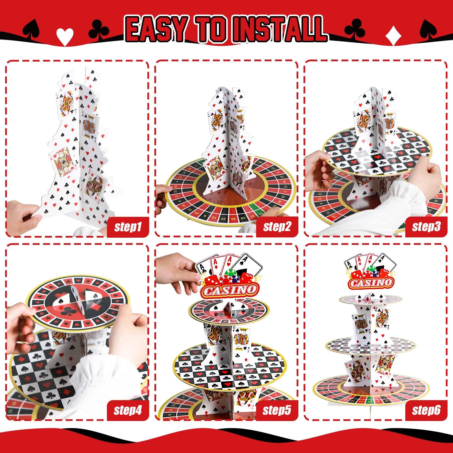 Casino Cupcake Stand 3 Tier fo – Cupcake Stand Tier Bewertung und Preis
