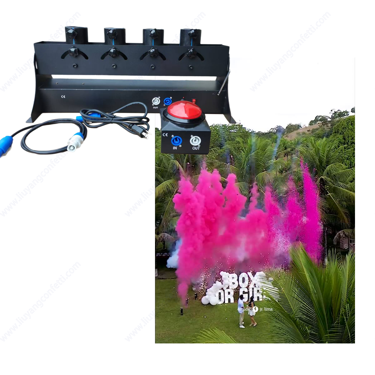 Electronic Spray Confetti Powd – Confetti Cannon Tube Bewertung und Preis