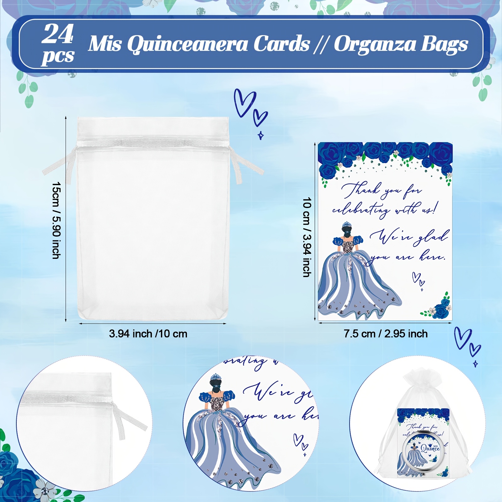 24 Sets Quinceanera Party Favo – Party Favor Bag Bewertung und Preis