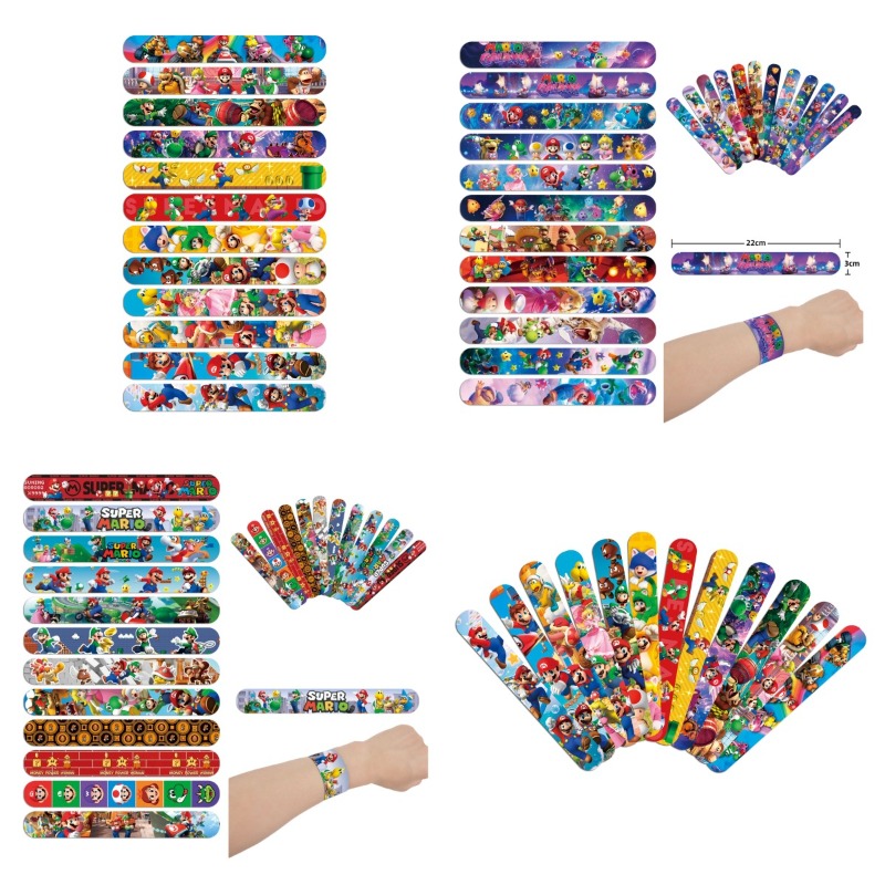 Super Mario PVC Slap Bracelets – Supply Event Bewertung und Preis