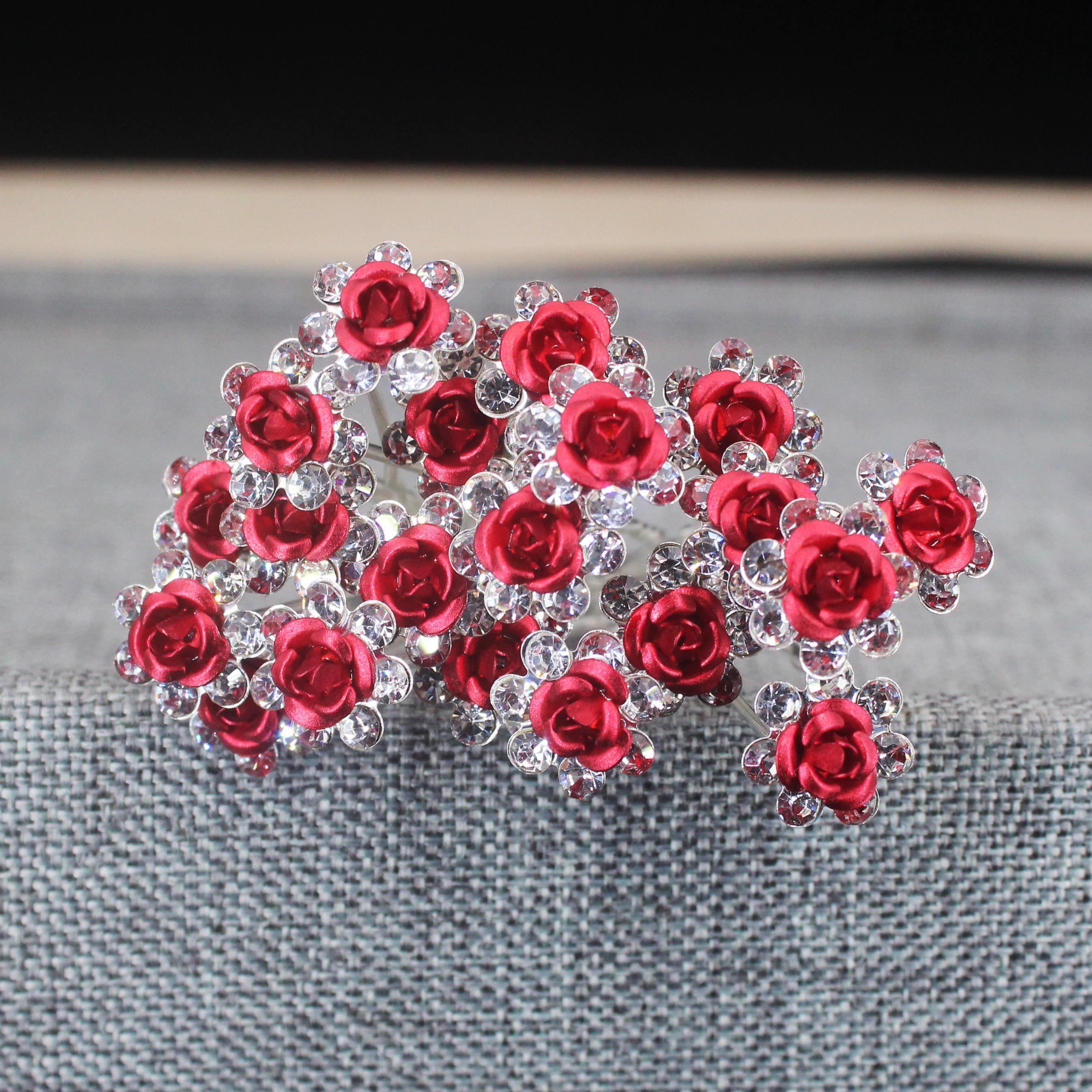 20PCS Rose Flower Rhinestone H – Event Suppliers Bewertung und Preis