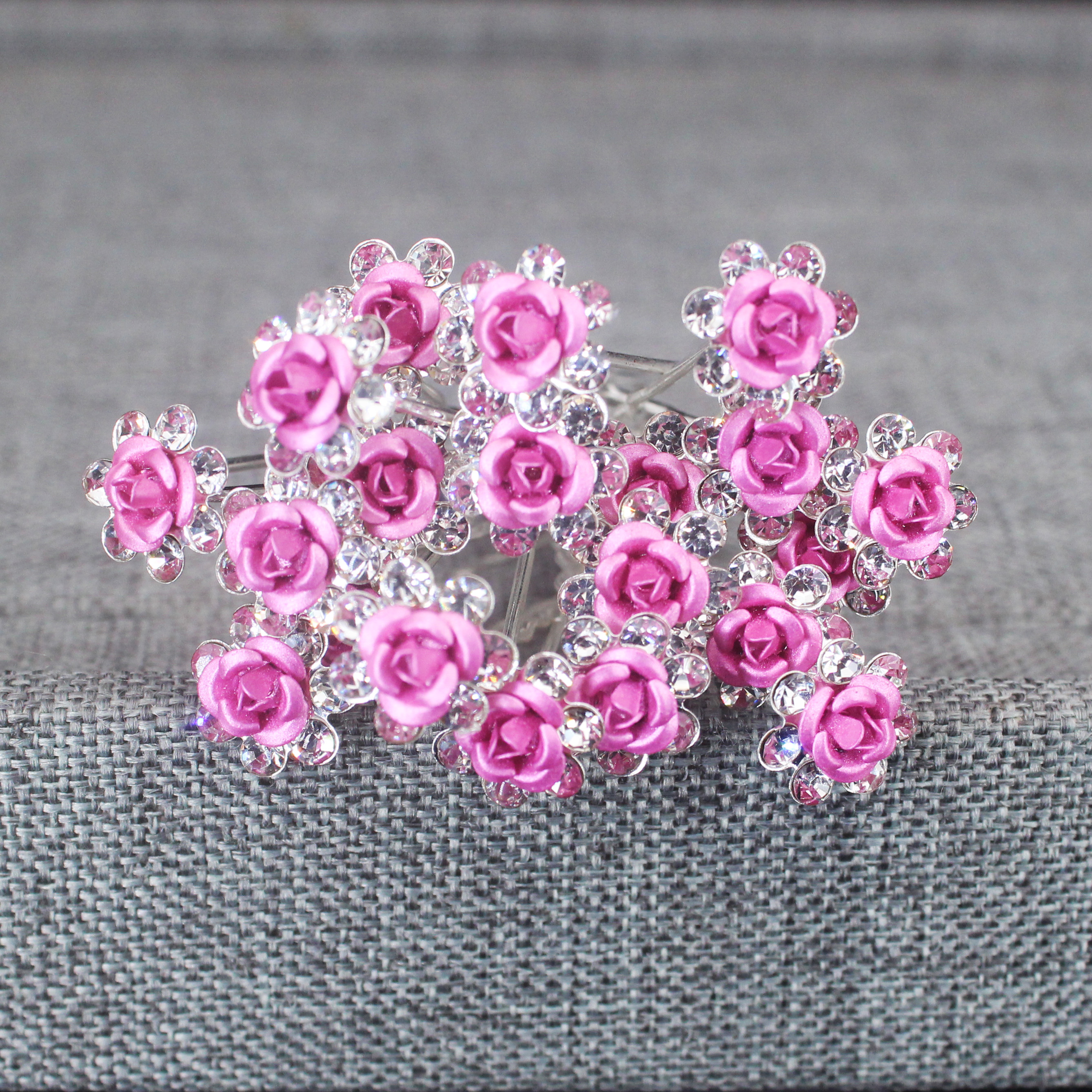 20PCS Rose Flower Rhinestone H – Event Suppliers Bewertung und Preis
