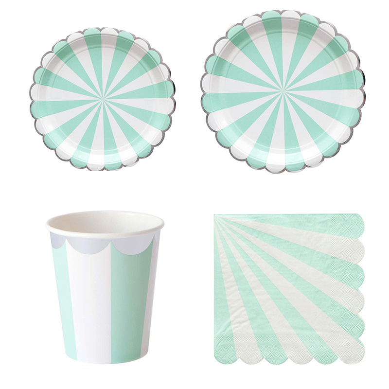Striped Disposable Tableware P – Paper Straw Color Bewertung und Preis