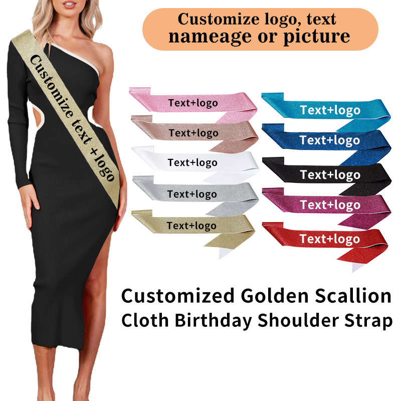 Diy Custom Glitter Satin Sash  – Birthday Sash Glitter Bewertung und Preis