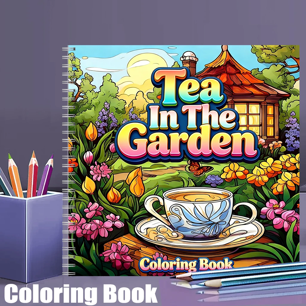 Tea In The Gardens Coloring Bo – Supply Event Bewertung und Preis
