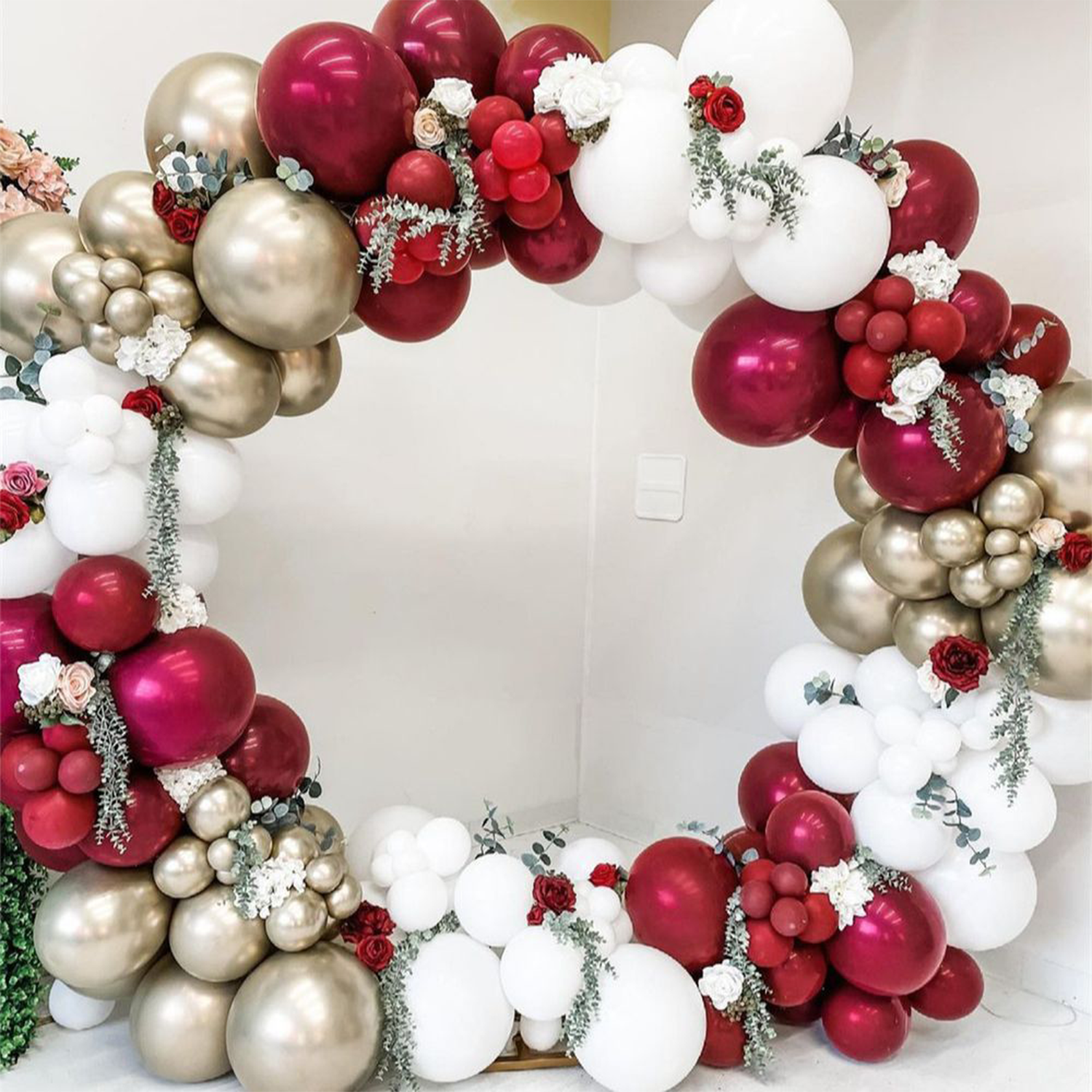 Garnet Balloon Set Garland Arc – Party Event Supplier Bewertung und Preis