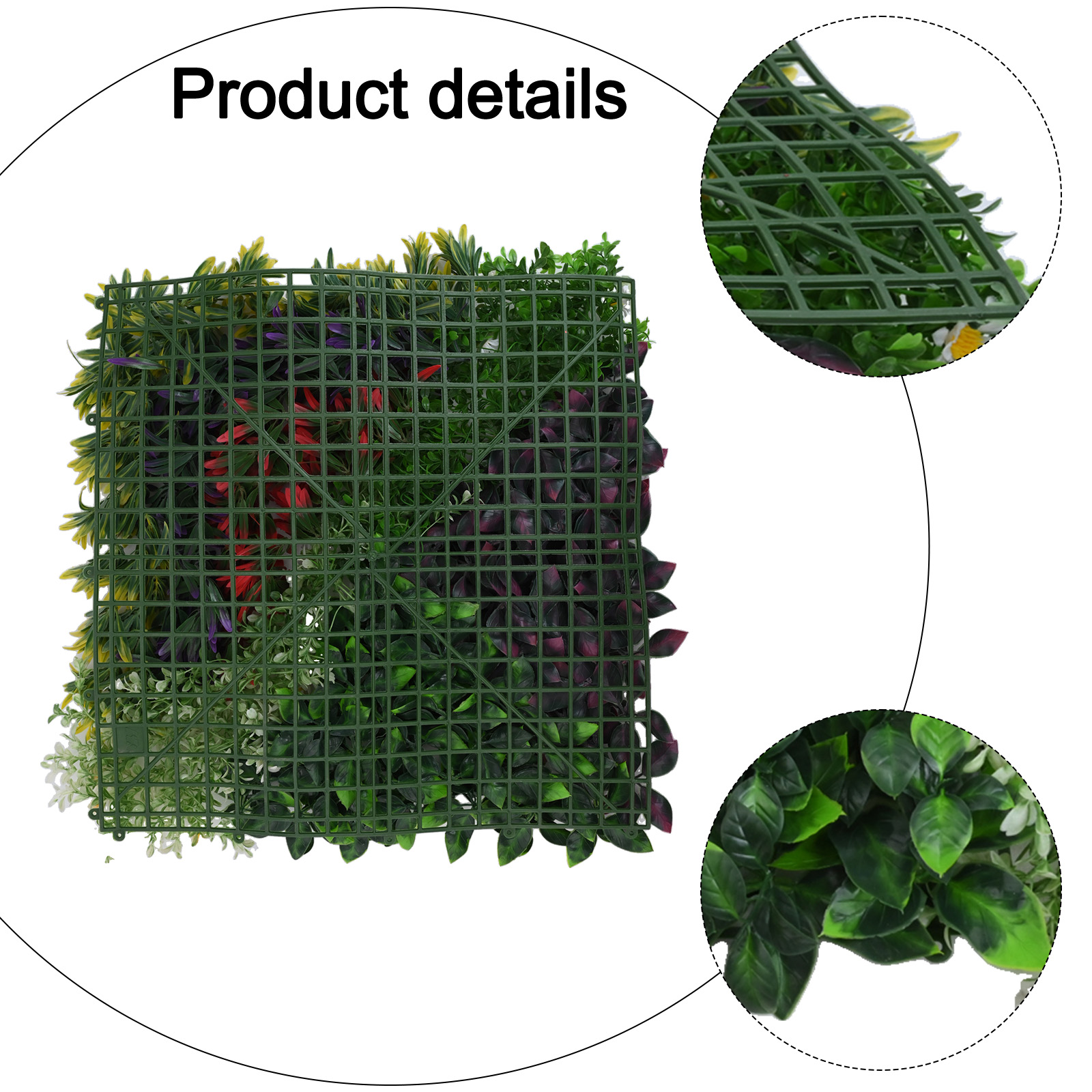 50*50CM Green Artificial Plant – Flower Wall Panel Bewertung und Preis