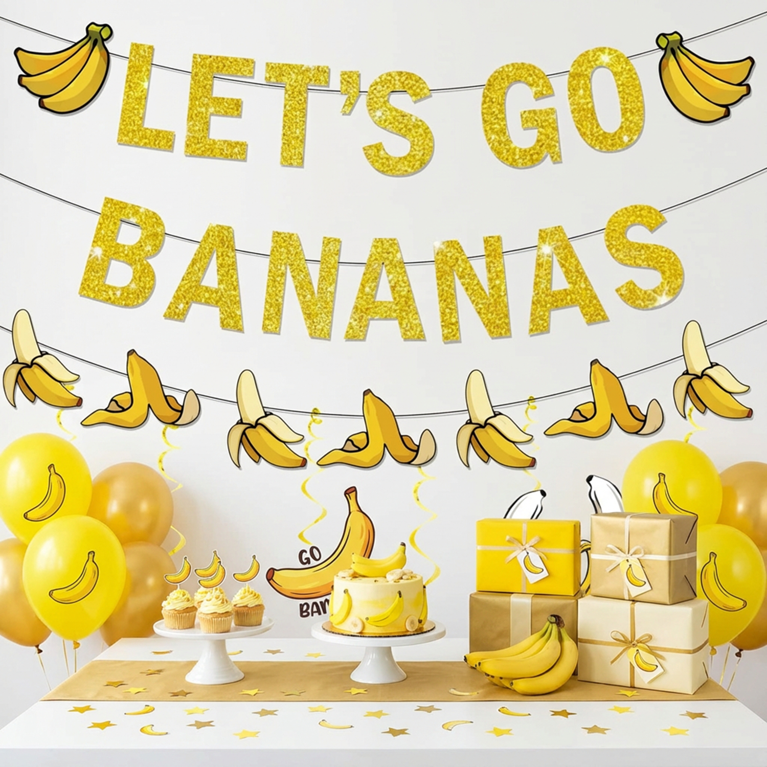 1Set Yellow Bananas Birthday B – Let'S Party Event Supply Bewertung und Preis