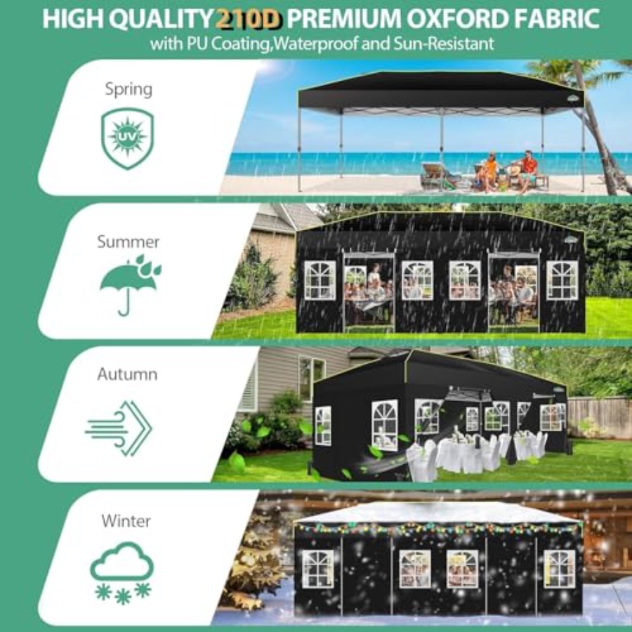 Outdoor event shelter with wat – Event & Party Supply Bewertung und Preis
