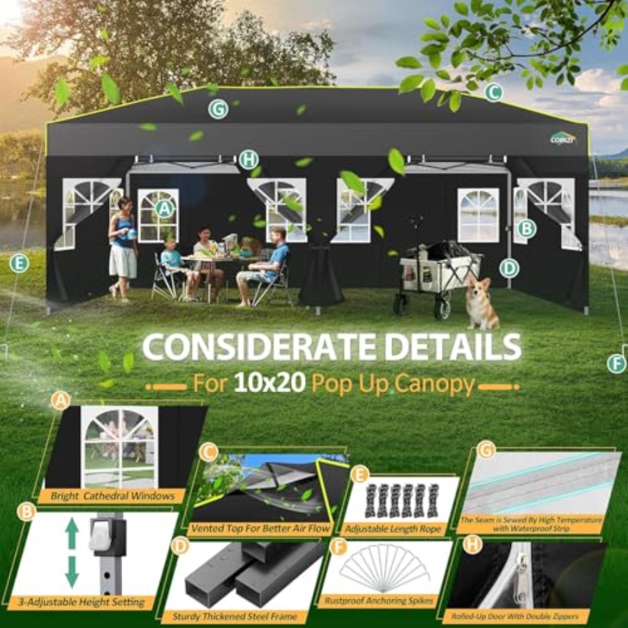 Outdoor event shelter with wat – Event & Party Supply Bewertung und Preis