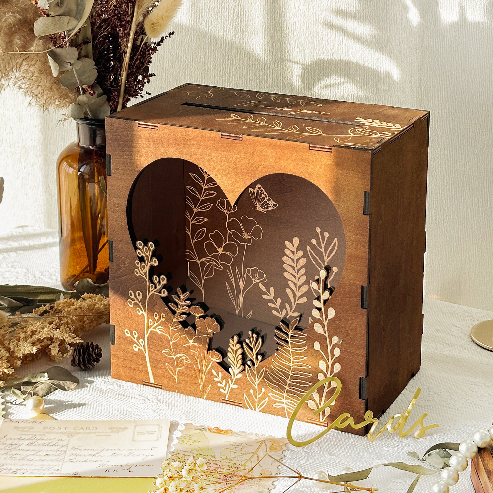 OurWarm Heart Window Card Box, – Event Party Box Bewertung und Preis