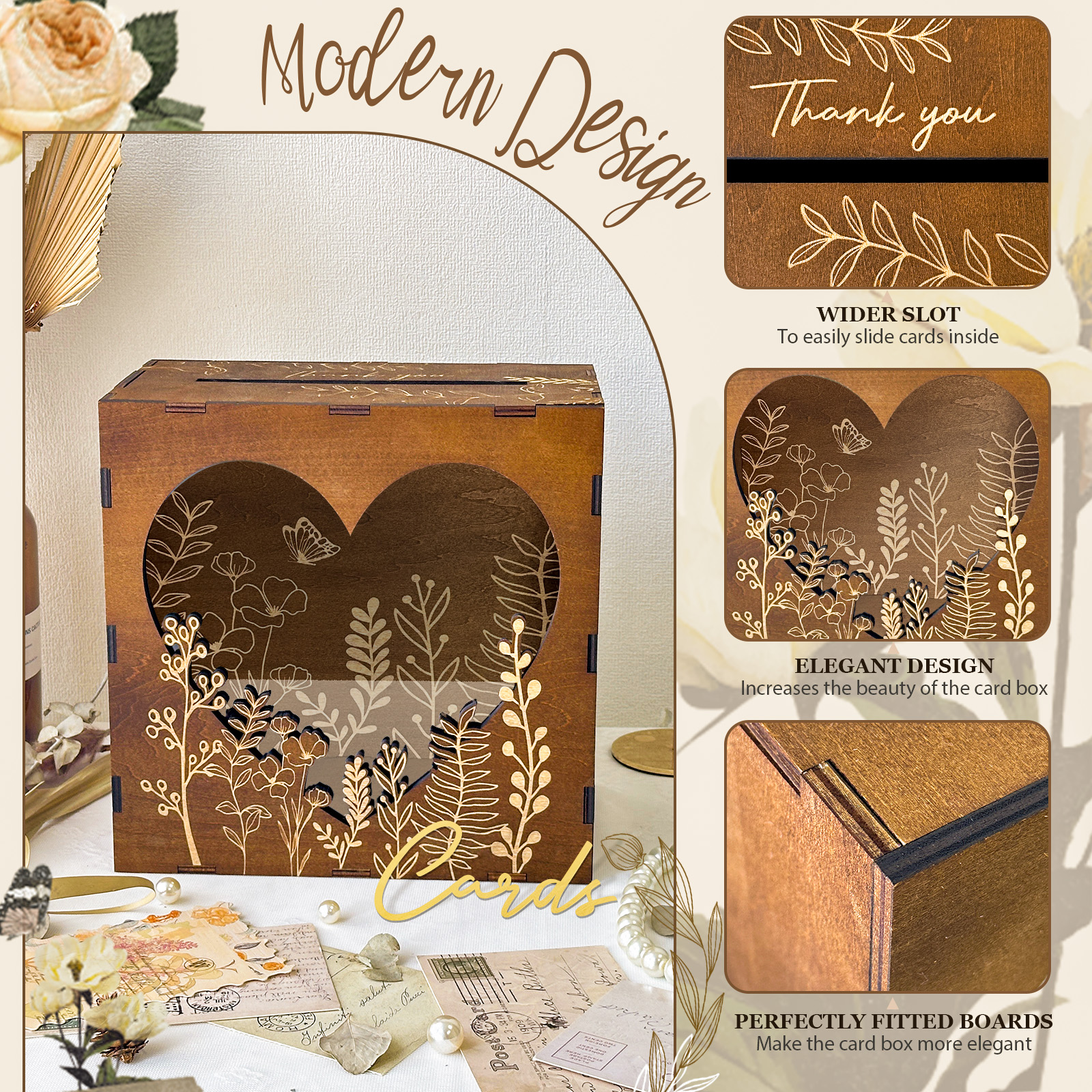 OurWarm Heart Window Card Box, – Event Party Box Bewertung und Preis
